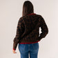 Kendra Red Trim Jumper In Leopard