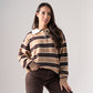Kendra Rugby Top In Camel Mix