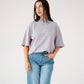 Kendra Stripe T-Shirt In Pink & Blue