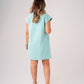 Kiera Denim Shirt Dress In Turquoise
