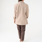 Kiera Gingham Blazer In Coffee