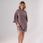 Kiera T-Shirt Dress In Heather