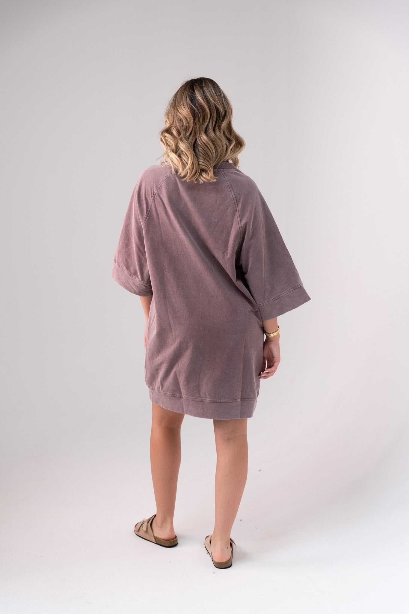 Kiera T-Shirt Dress In Heather