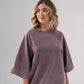 Kiera T-Shirt Dress In Heather