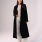 Love Laura Overcoat In Black