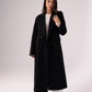 Love Laura Overcoat In Black