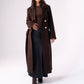 Love Laura Structured Coat In Chocolate