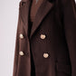 Love Laura Structured Coat In Chocolate