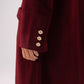 Love Laura Structured Coat In Bordeaux