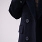 Love Laura Overcoat In Navy