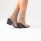 Lauren Ankle Western Boot In Neutral