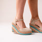 Lauren Wedges In Beige Multi
