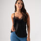 Leah Lace Trim Cami In Black