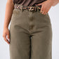 Love Laura Barrell Jeans In Olive