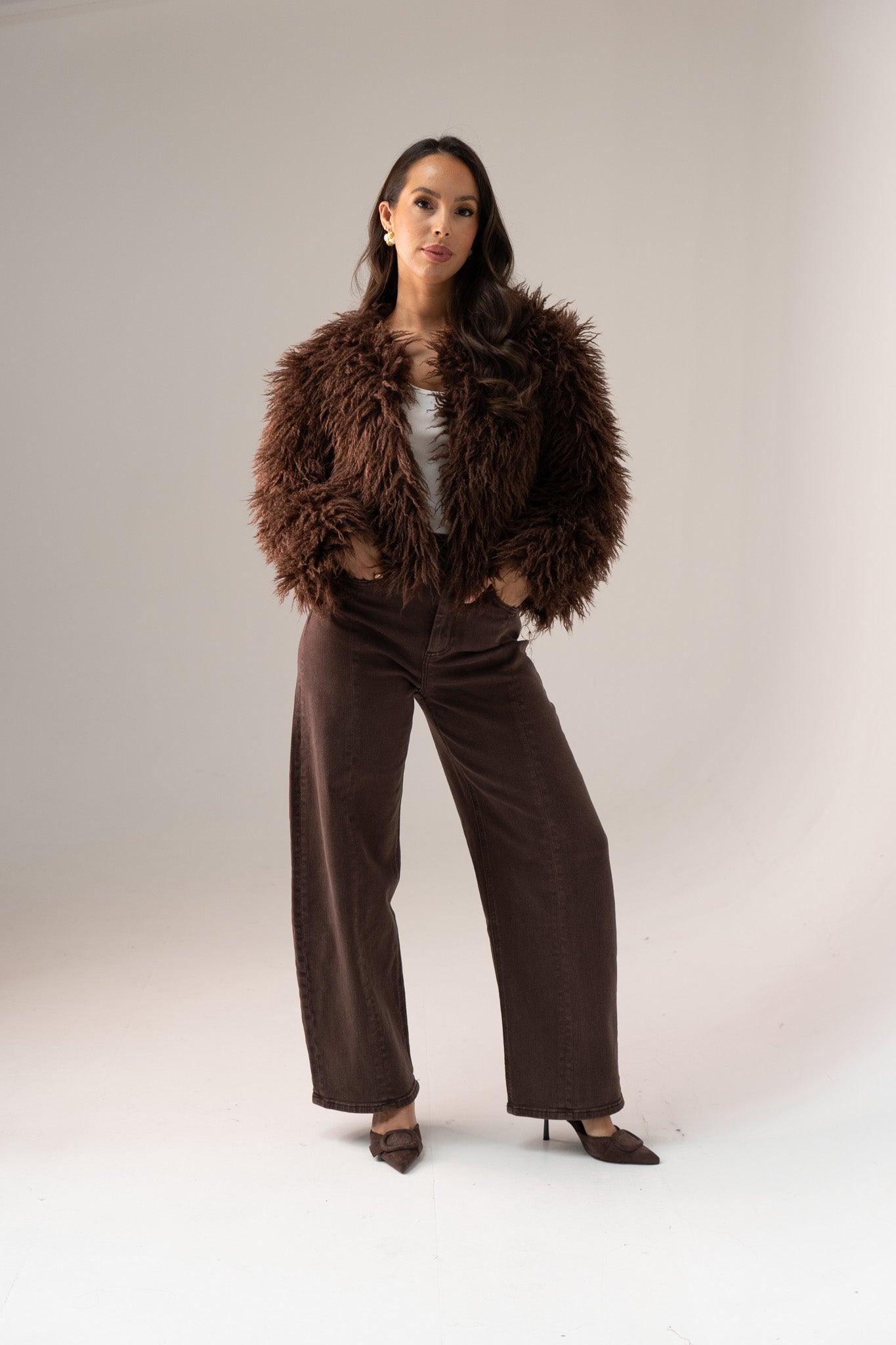 Love Laura Barrell Jeans In Chocolate