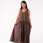 Love Laura Summer Maxi Dress In Chocolate