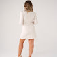 Love Laura Blazer Dress In Neutral