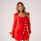 Love Laura Blazer Dress In Red