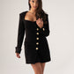 Love Laura Blazer Dress In Black