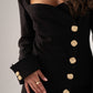 Love Laura Blazer Dress In Black