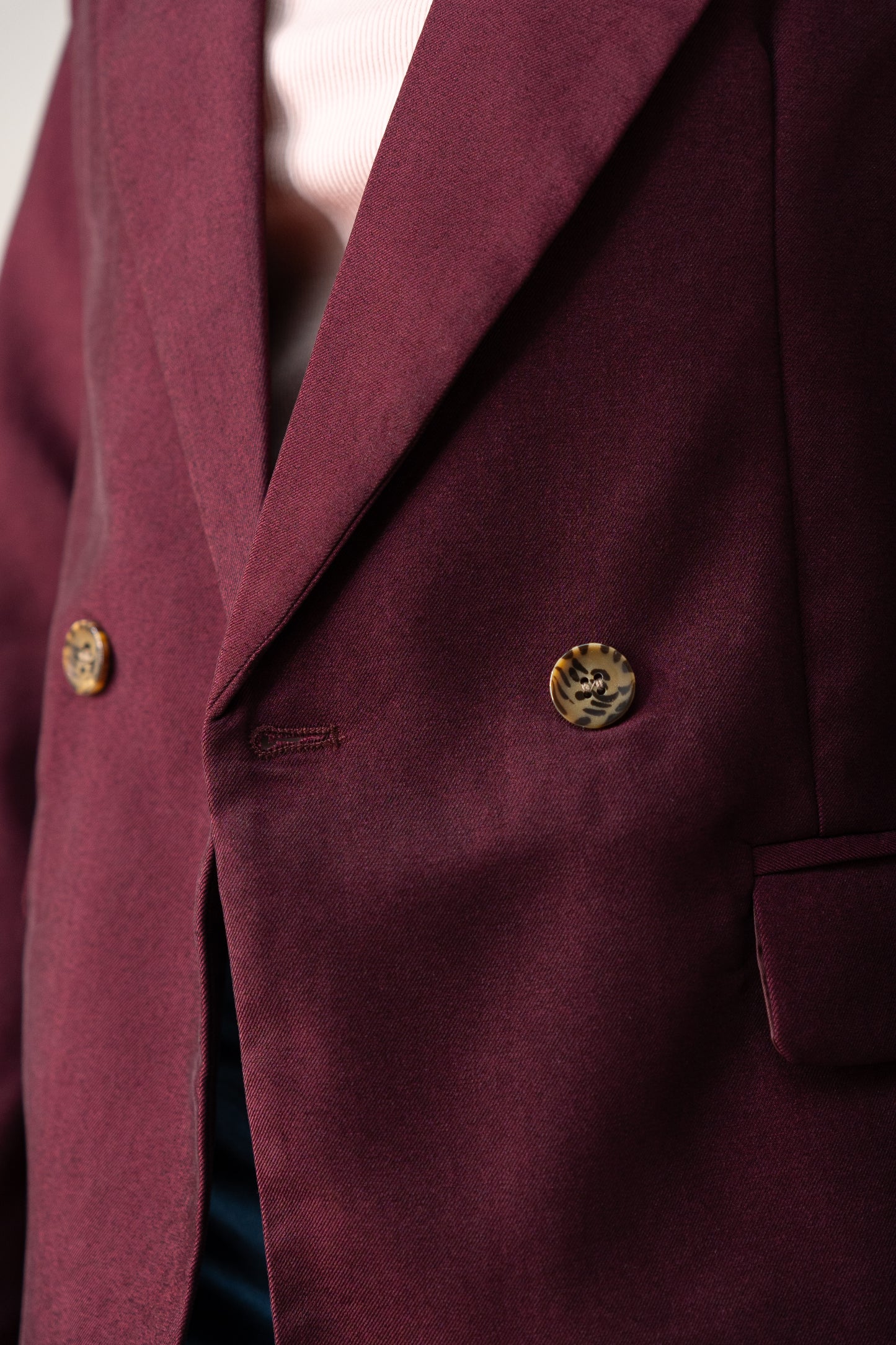 Love Laura Blazer In Burgundy