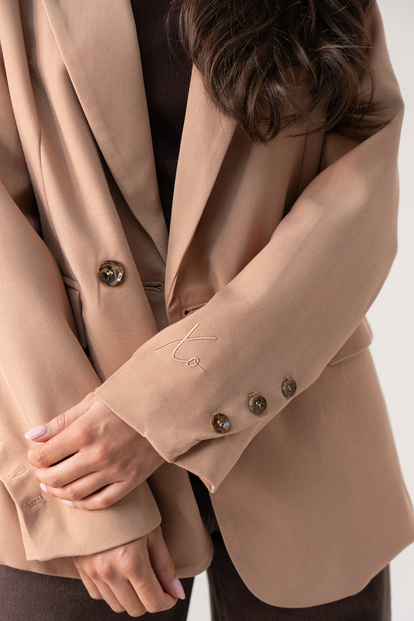 Love Laura Blazer In Camel