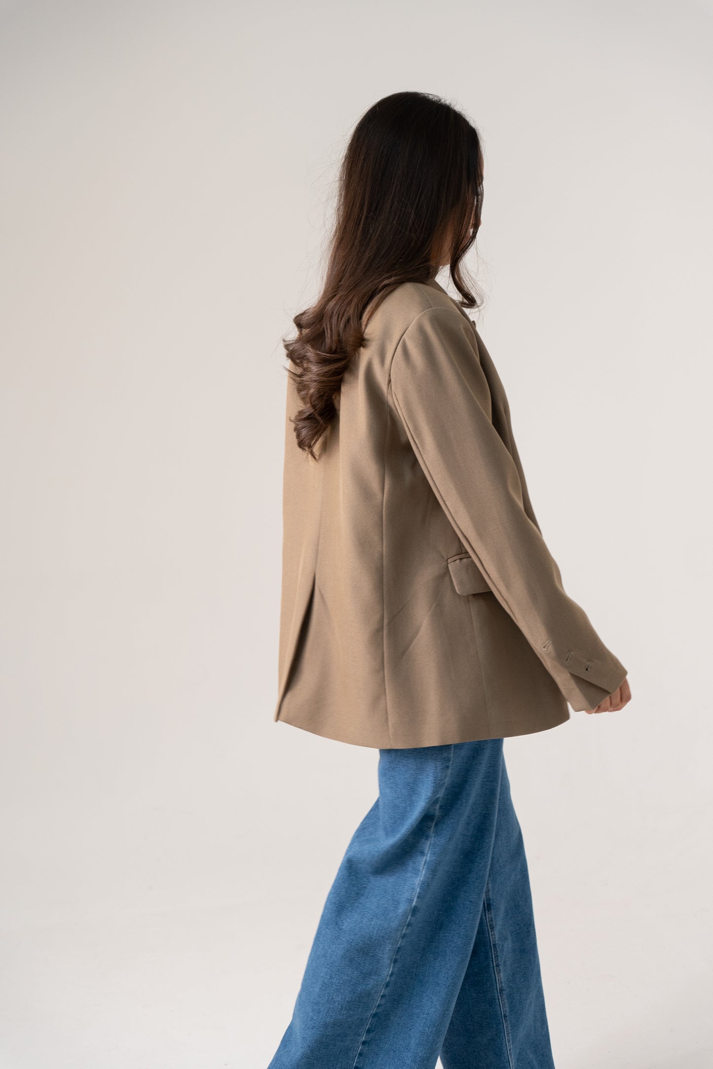 Love Laura Blazer In Olive