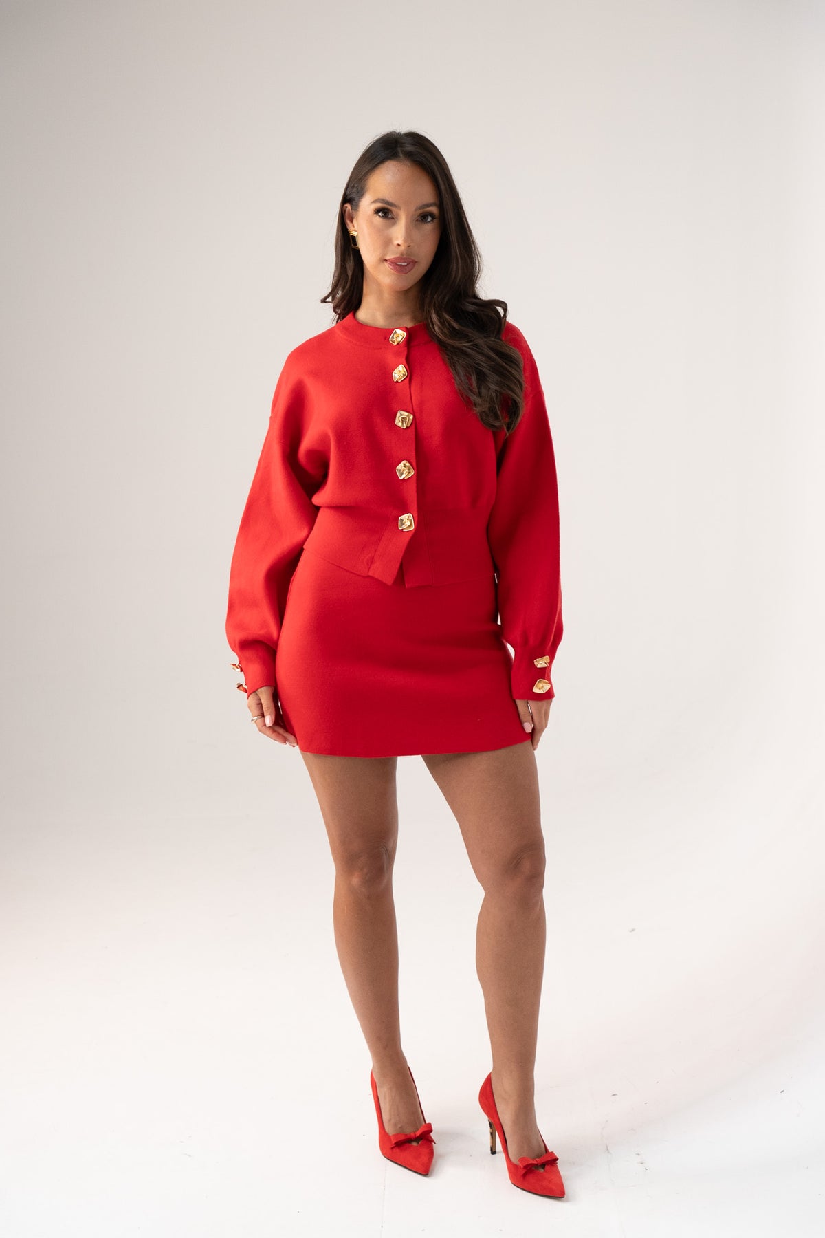 Love Laura Cardigan In Red