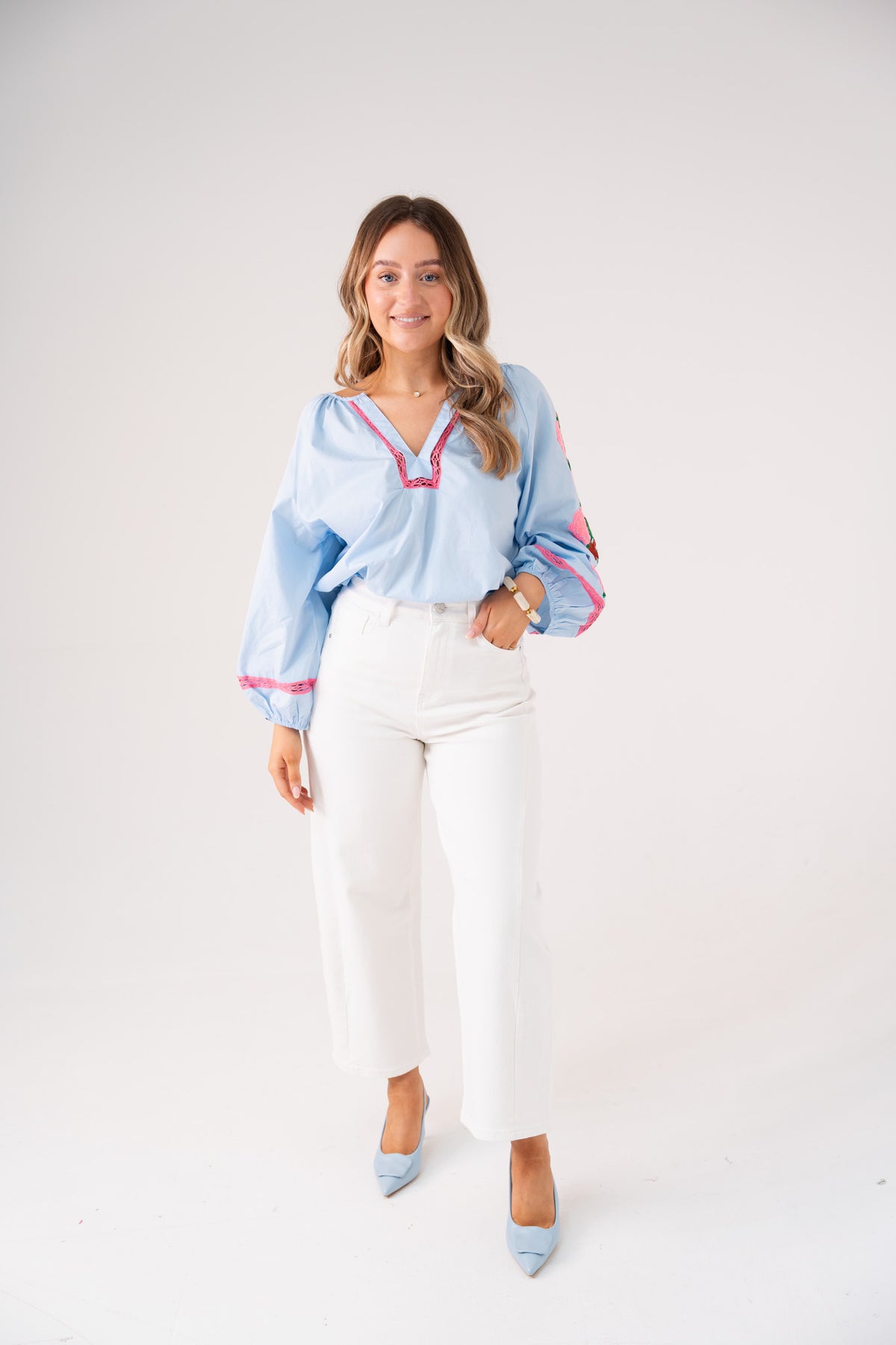 Love Laura Carrot Barrell Jeans In White
