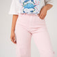 Love Laura Carrot Barrell Jeans In Pink