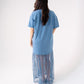 Love Laura Contrast T-Shirt Dress In Blue