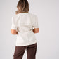 Love Laura Statement Collar Top In Cream