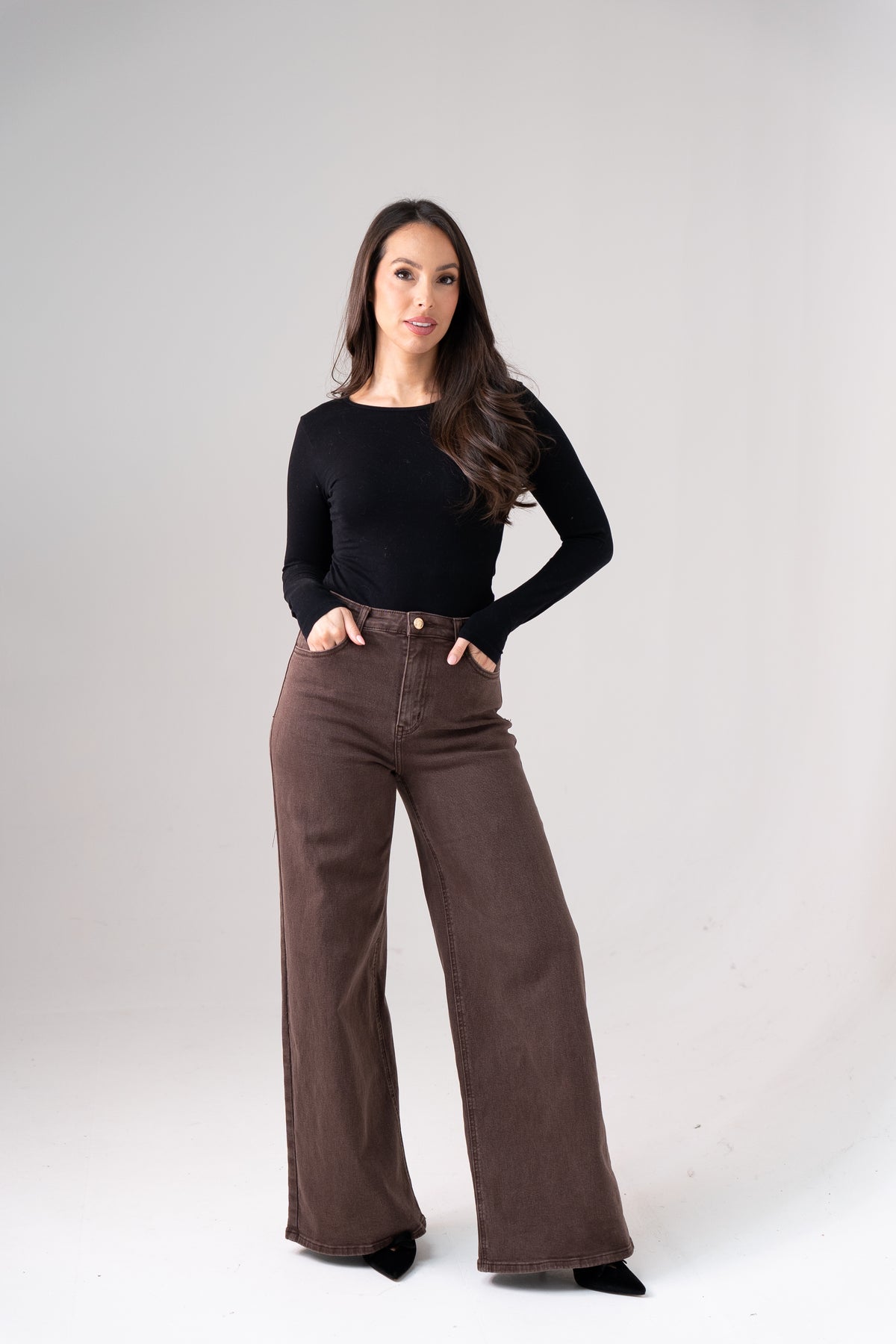 Love Laura Everyday Jeans In Chocolate