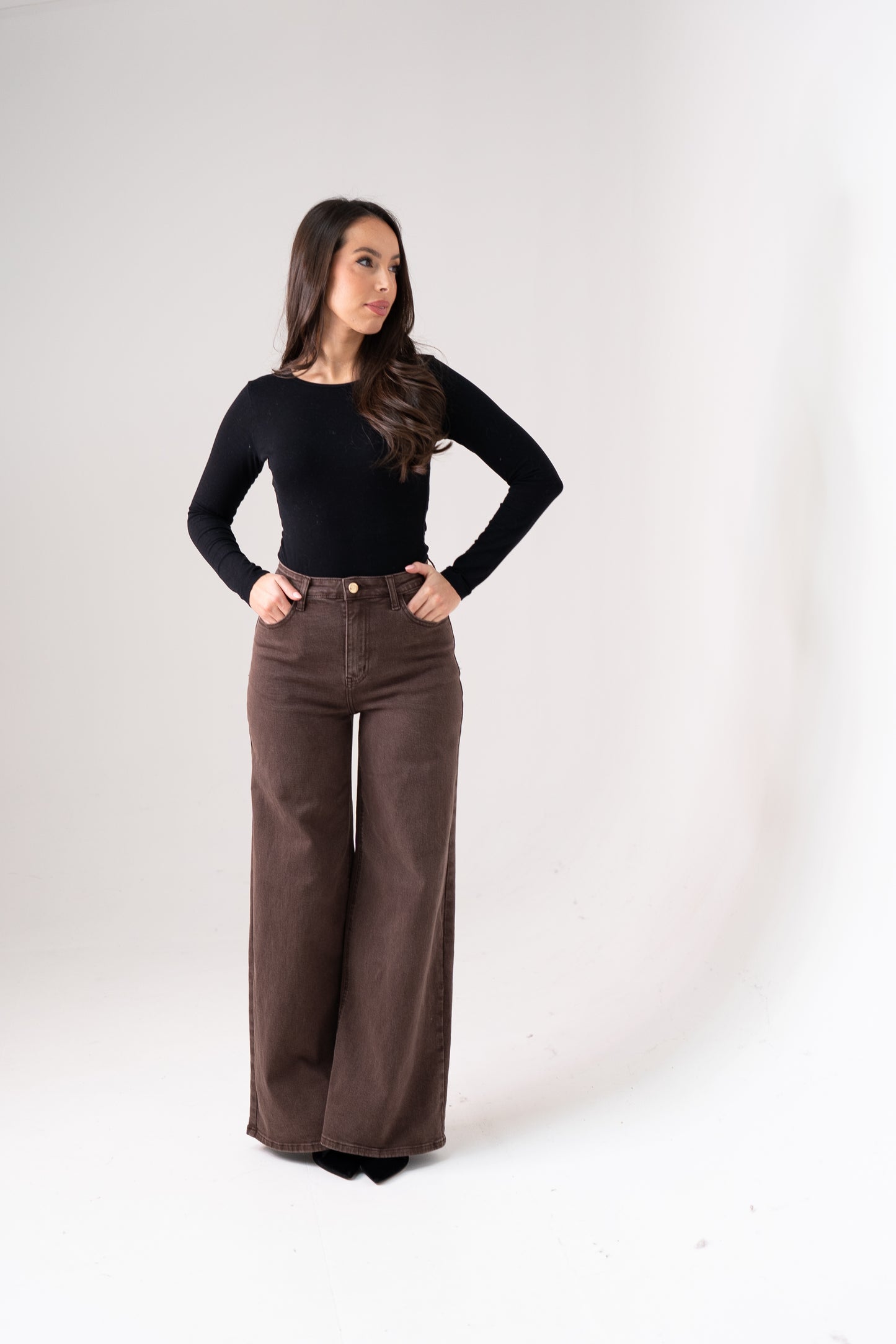 Love Laura Everyday Jeans In Chocolate