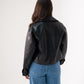 Love Laura Faux Leather Jacket In Black