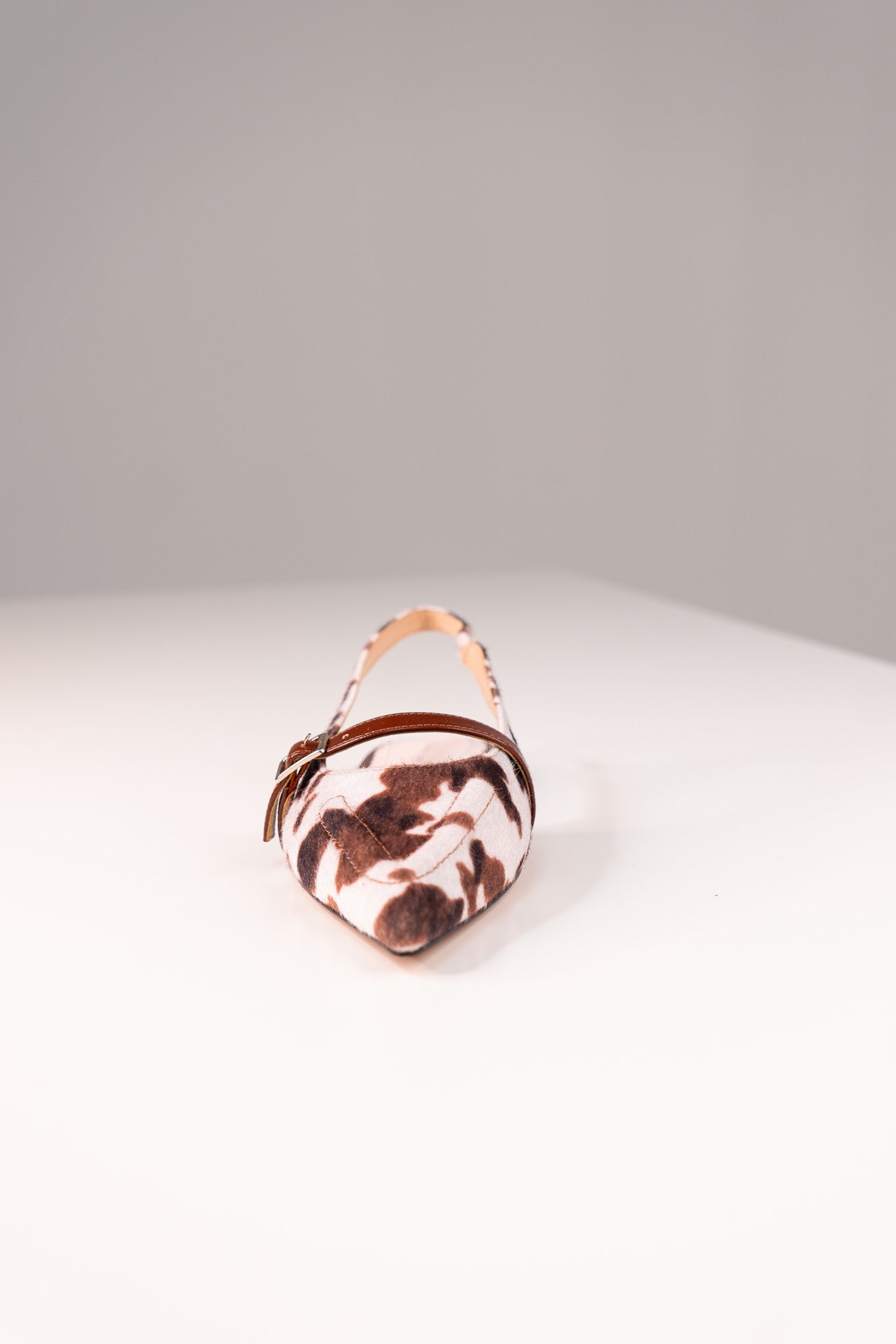 Love Laura Slingback Pump In Cow Print