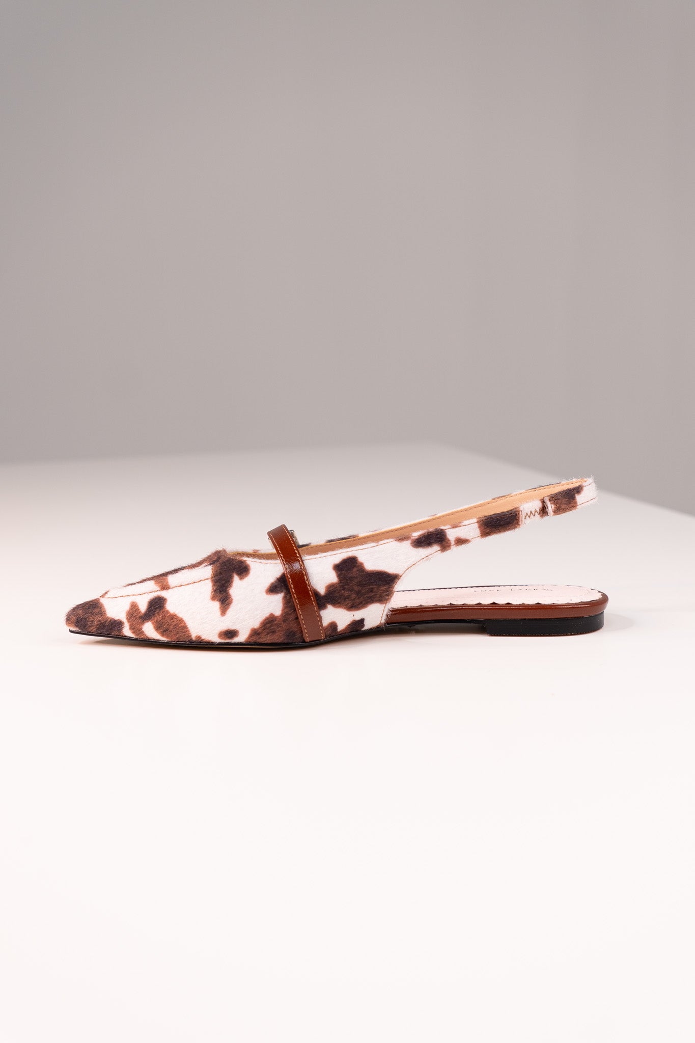 Love Laura Slingback Pump In Cow Print