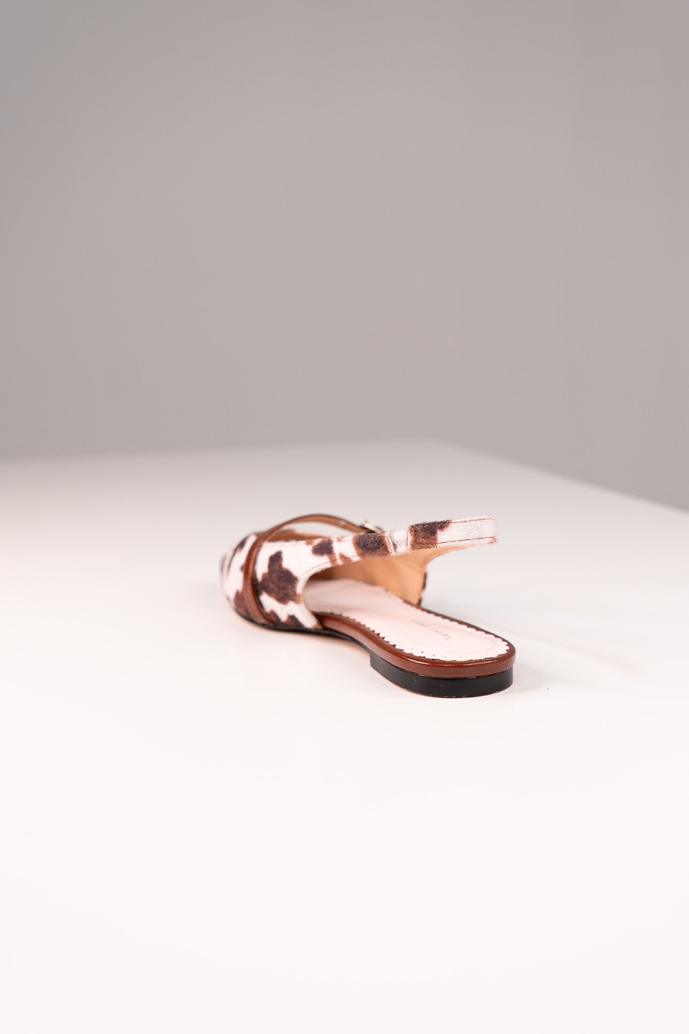 Love Laura Slingback Pump In Cow Print