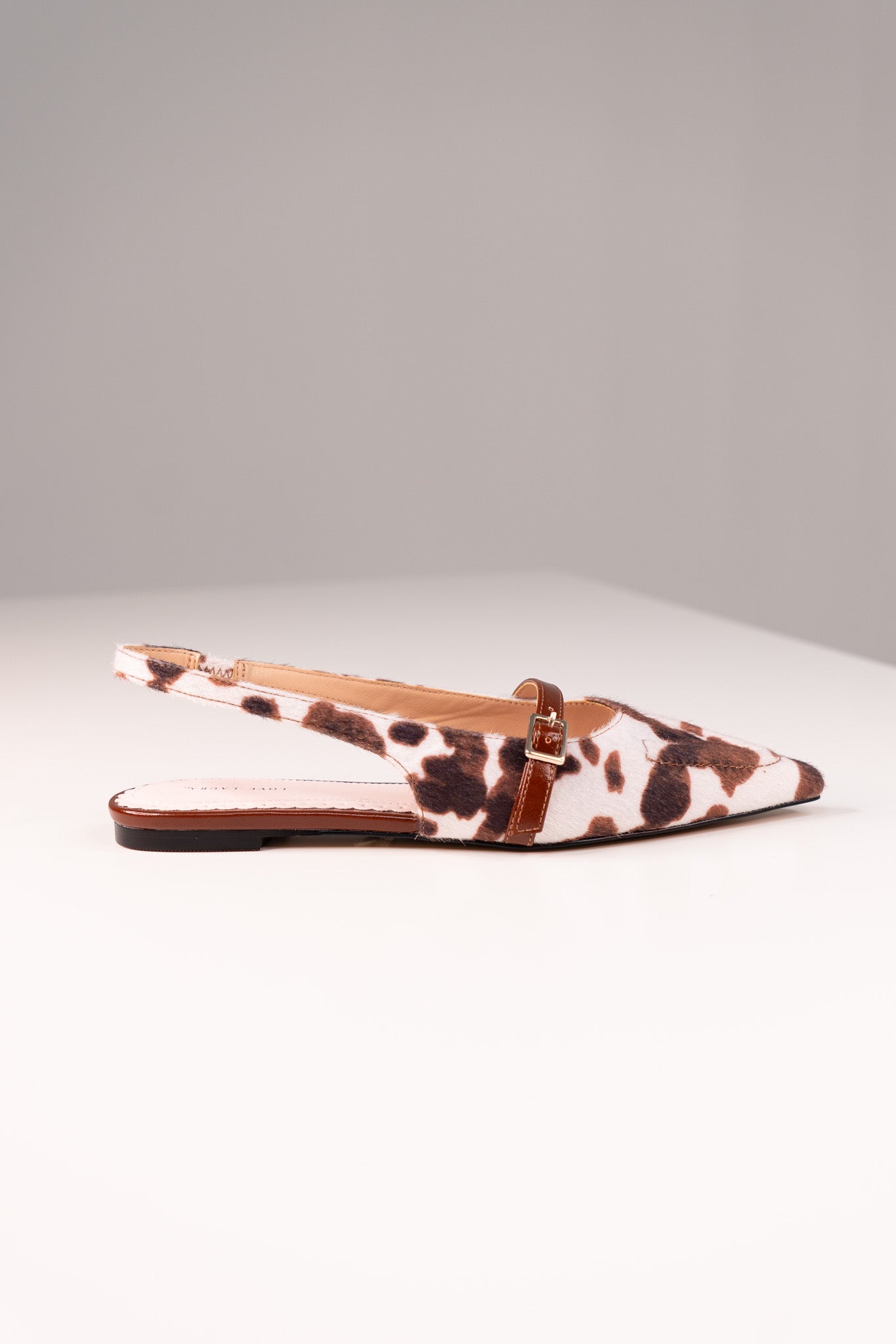 Love Laura Slingback Pump In Cow Print