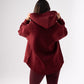 Love Laura Hoodie In Burgundy