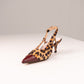 Love Laura Kitten Heel In Leopard Print