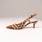 Love Laura Kitten Heel In Leopard Print