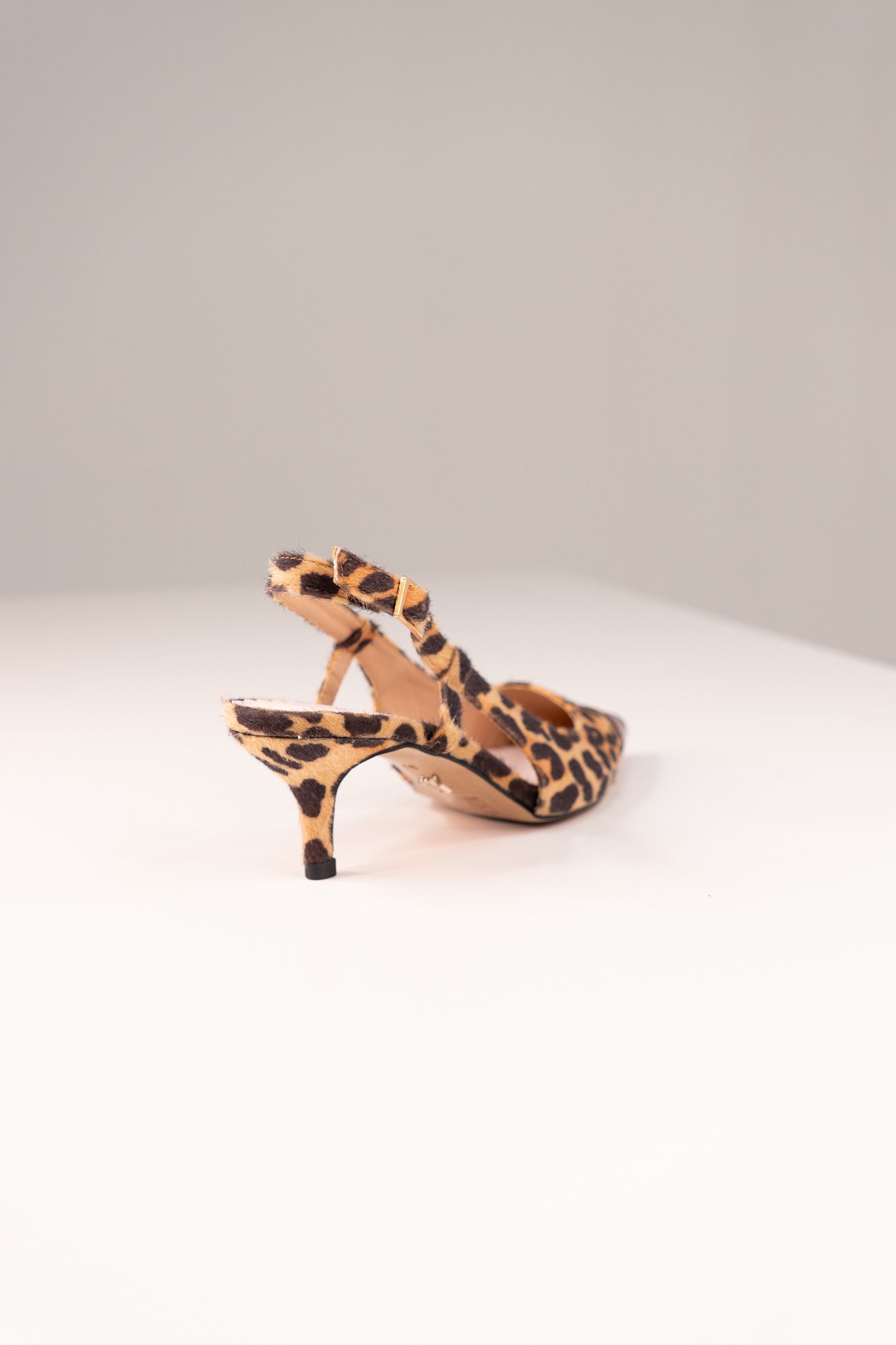 Love Laura Kitten Heel In Leopard Print
