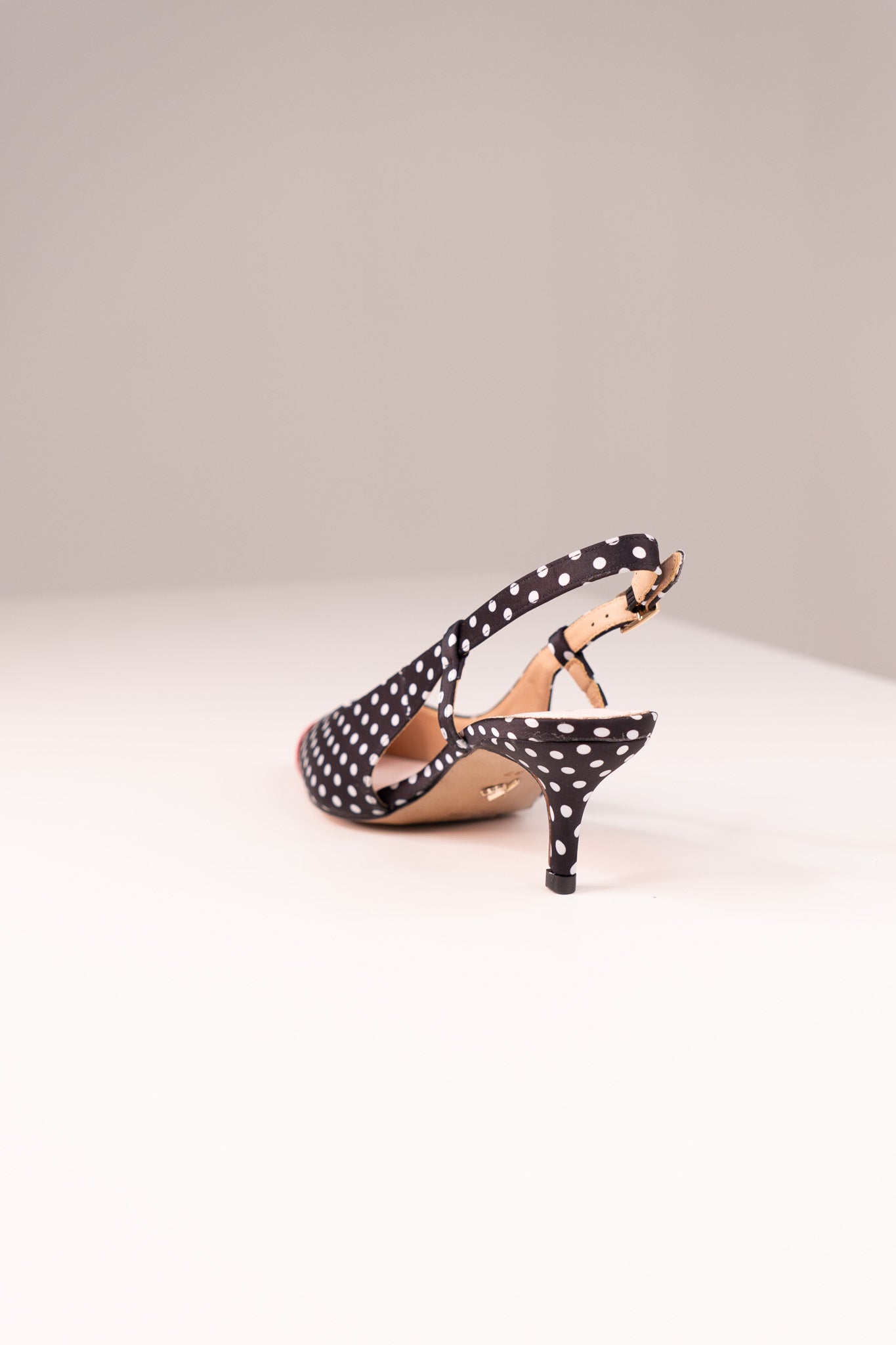 Love Laura Kitten Heel In Polka Dot