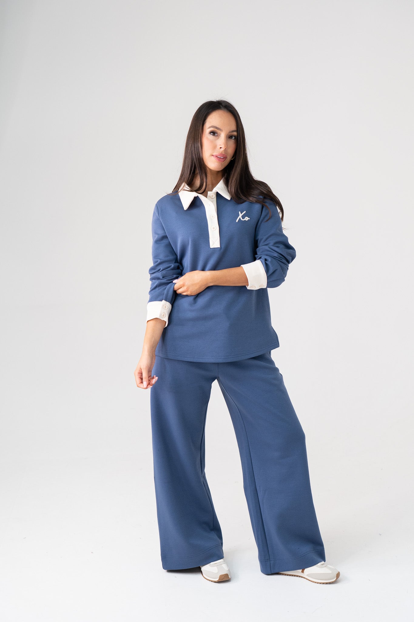 Love Laura Leisure Trousers In Blue