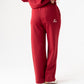 Love Laura Leisure Trousers In Dark Red
