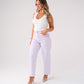 Love Laura Carrot Barrell Jeans In Lilac