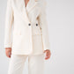 Love Laura Linen Blazer In Cream
