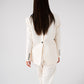 Love Laura Linen Blazer In Cream