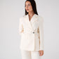 Love Laura Linen Blazer In Cream